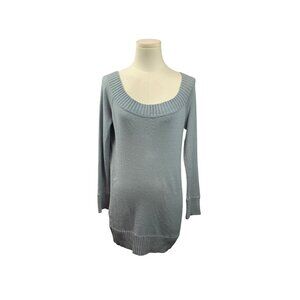 Women’s BCBG Maxazria Light Blue Off Shoulder Shirt Size L